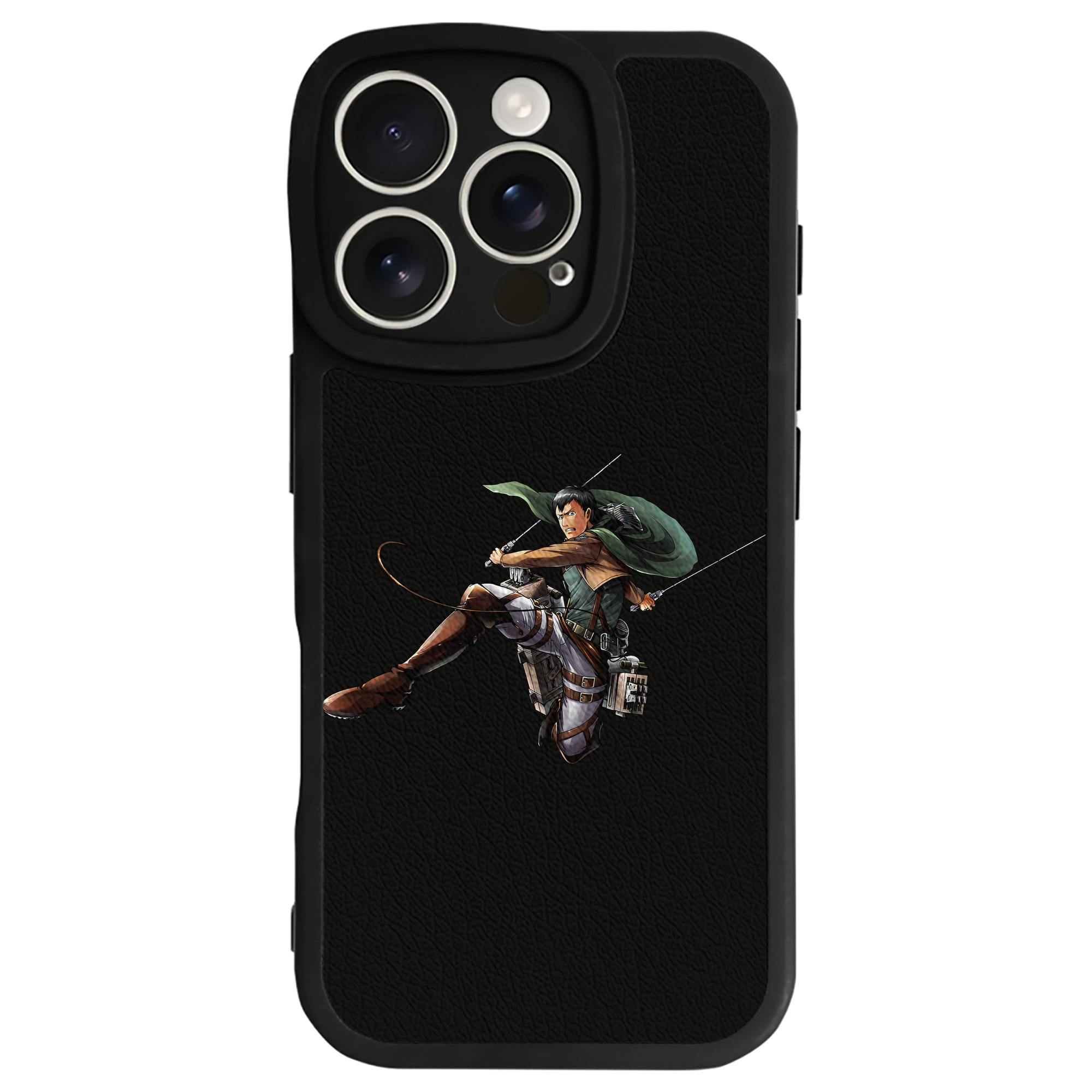 （画像用） 進撃の巨人 ベルトルト・フーバー Attack on Titan Bertholdt Hoover 【iPhone 16シリーズ対応】シリコンスマホケース（レザー調） 材質：シリコン